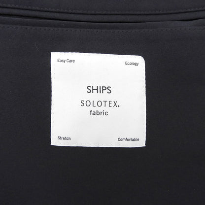 SHIPS シップス SOLOTEX メランジ 4WAY ジャケット パンツ セットアップ スーツ メンズ ネイビー M 117-14-0344 スーツ セットアップ