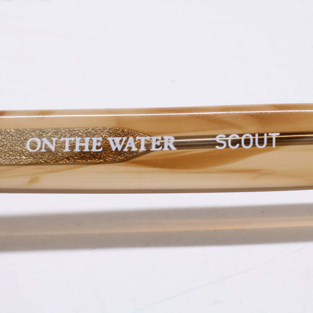 ON THE WATER オンザウォーター 【美品】AD-087 SCOUT AIOT! ウェリントンシェイプ セルフレーム サングラス