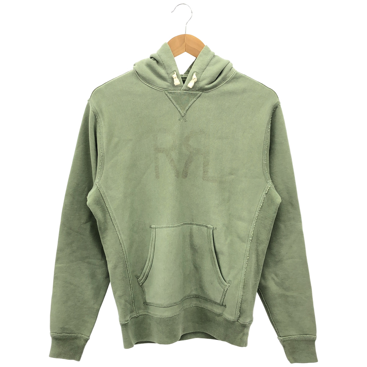 RRL ダブルアールエル MNRRKN16820208 FADED MINT Cotton Drawstring RANCH LOGO HOODIE/ランチロゴフーディ Tops