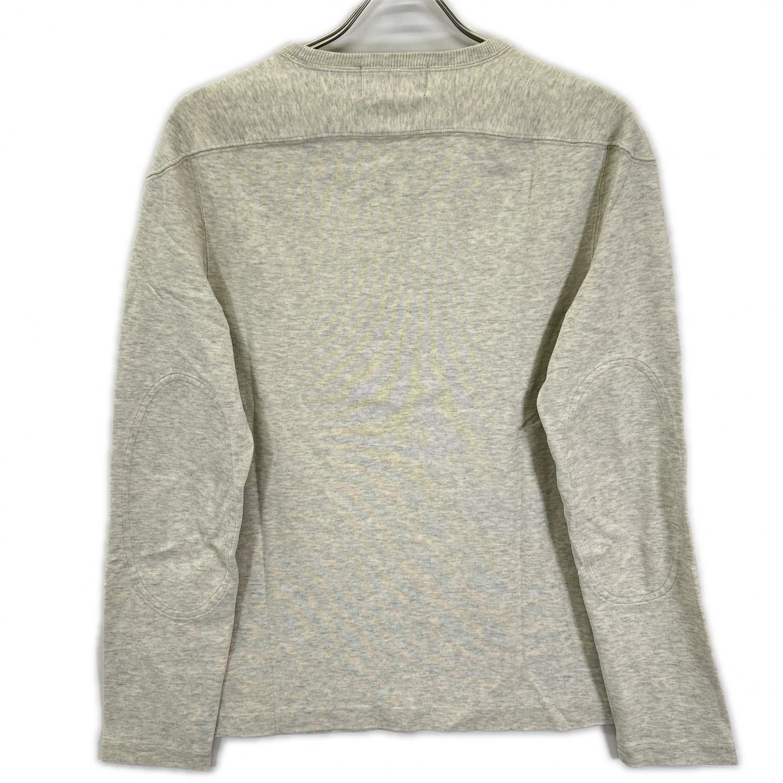 RRL ダブルアールエル 782629551001 FOOTBALL JERSEY オートミール コットン イーグルロゴプリント エルボーパッチ ロングスリーブジャージーカットソー トップス