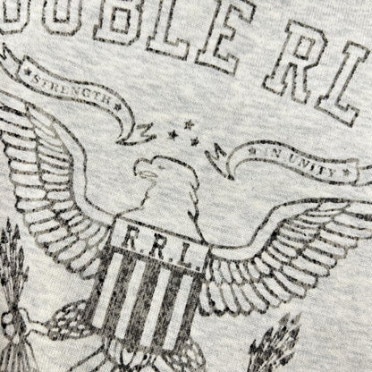 RRL ダブルアールエル 782629551001 FOOTBALL JERSEY オートミール コットン イーグルロゴプリント エルボーパッチ ロングスリーブジャージーカットソー トップス
