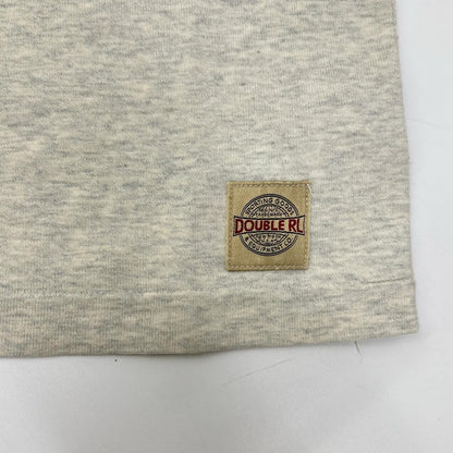 RRL ダブルアールエル 782629551001 FOOTBALL JERSEY オートミール コットン イーグルロゴプリント エルボーパッチ ロングスリーブジャージーカットソー トップス