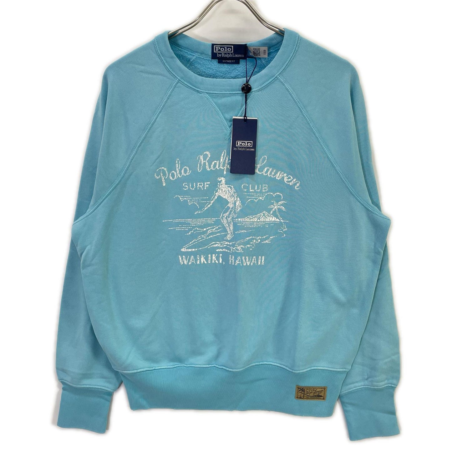 POLObyRalphLauren ポロラルフローレン MNPOKNI16824382 ライトブルー コットン ヴィンテージフィット グラフィックプリント スウェットプルオーバー トップス