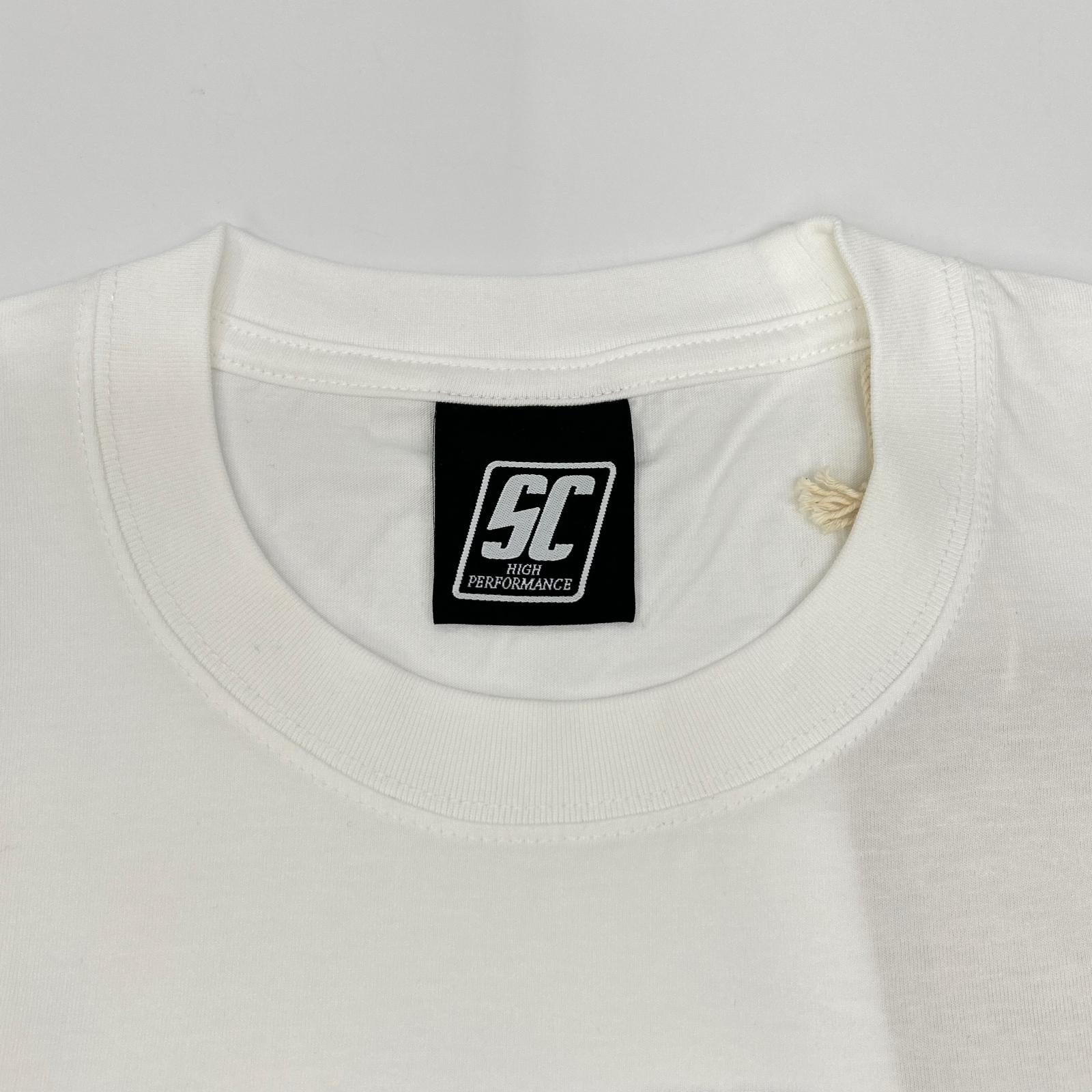 SC Subculture エスシー サブカルチャー 23SS SCST-S2302 ホワイト コットン POWER SKULL T-SHIRT トップス