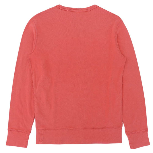 POLObyRalphLauren ポロラルフローレン 新品同様 スパテリー ウォッシュ加工 スウェットシャツ トップス メンズ レッド XS トップス
