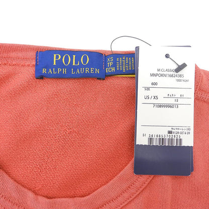 POLObyRalphLauren ポロラルフローレン 新品同様 スパテリー ウォッシュ加工 スウェットシャツ トップス メンズ レッド XS トップス