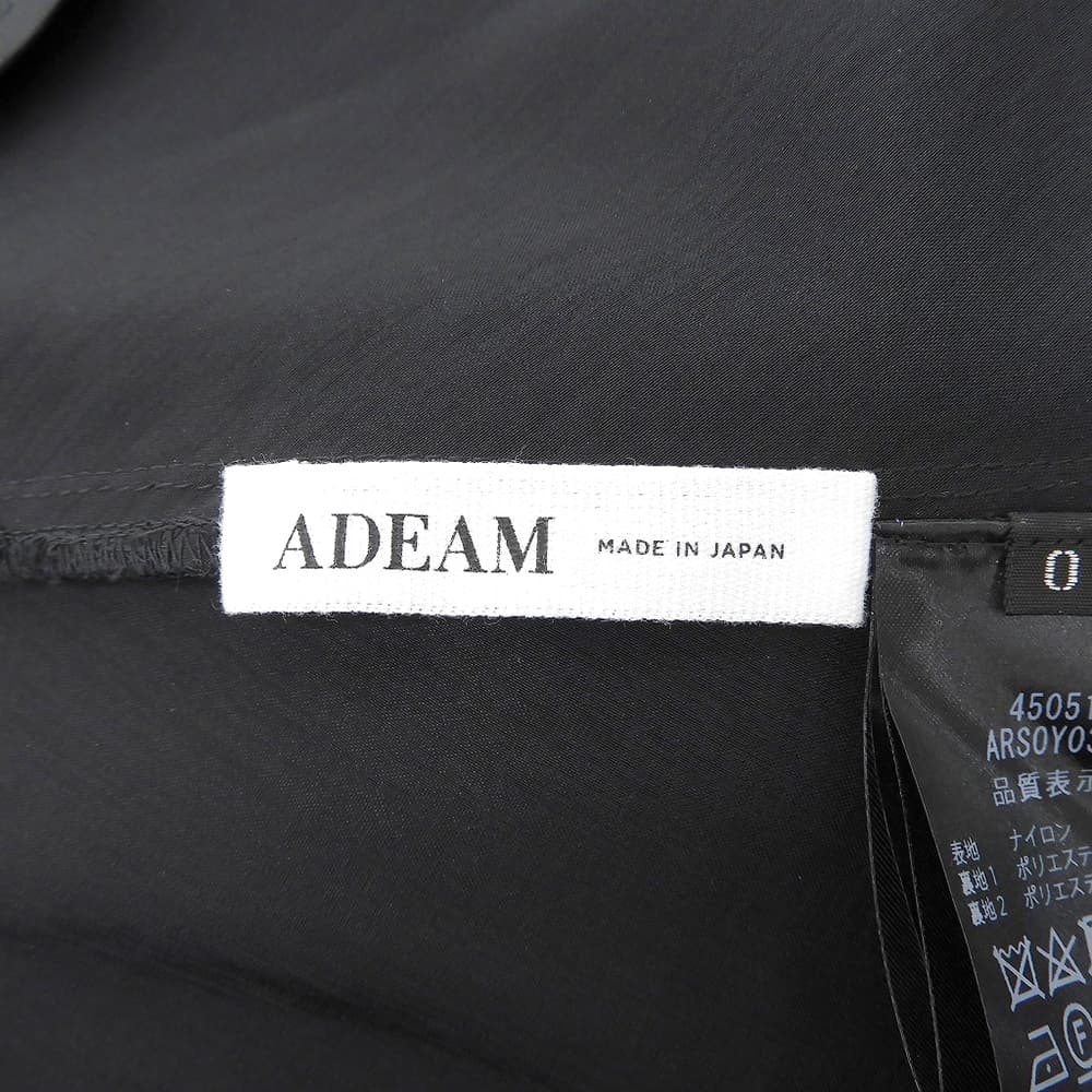 ADEAM アディアム ドット柄 チュールスカート レディース ブラック O スカート