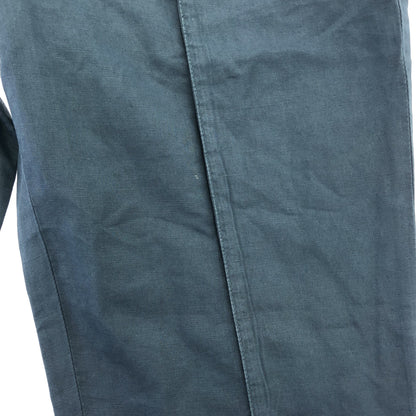 BRUNELLO CUCINELLI ブルネロクチネリ ブルー コットンリネン ギャバジン センターシームパンツ ボトムス