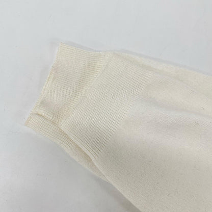 CABaN キャバン ホワイト コットンカシミヤクルーネックカーディガン トップス