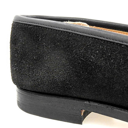 Crockett&Jones クロケット＆ジョーンズ 別注 8363 スエード BOSTON/ボストン コインローファー シューズ メンズ 黒 8 シューズ