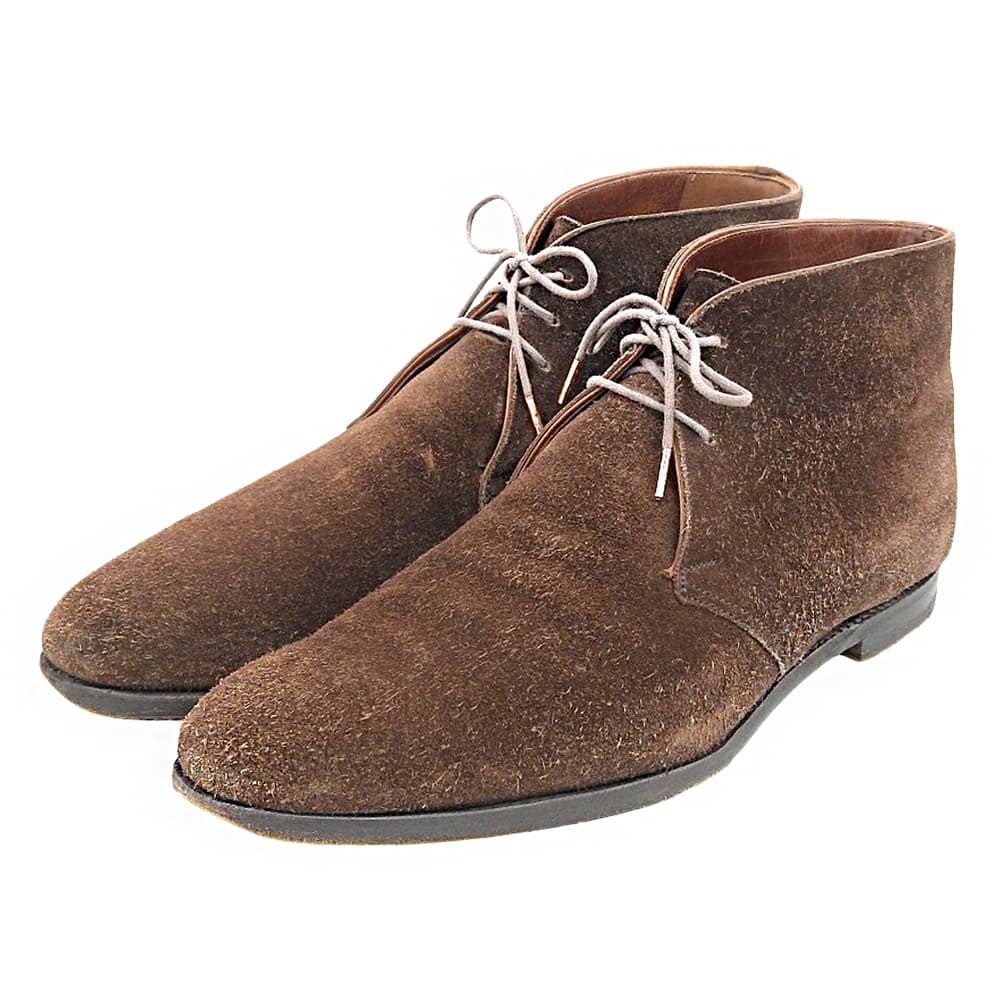 Crockett&Jones クロケット＆ジョーンズ スエード CAMBERLEY/キャンバリー チャッカブーツ シューズ メンズ ブラウン 9 シューズ