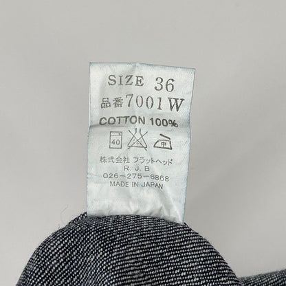 THE FLAT HEAD ザ フラットヘッド 7001W インディゴ デニムウエスタンシャツ ジャケット