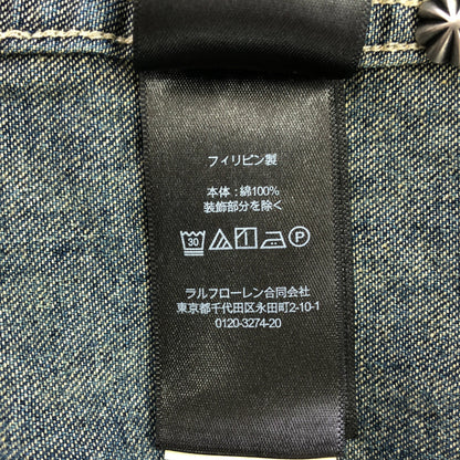 RRL ダブルアールエル 78250518800/1132312 Dark Wash Slim-Fit Denim Western Shirt Tops