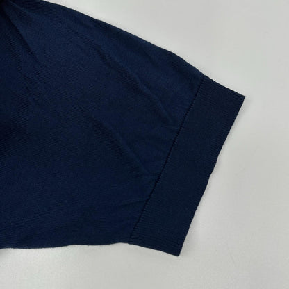 JOHN SMEDLEY ジョンスメドレー フレンチネイビー シーアイランドコットン ISIS 半袖コットンニットクラシックポロシャツ トップス