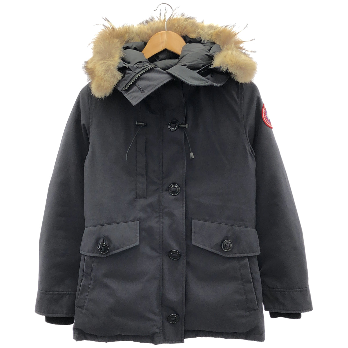 CANADA GOOSE カナダグース 2300JL ブラック CHARLOTTE PARKA シャーロットパーカー ファー付きダウンコート トップス