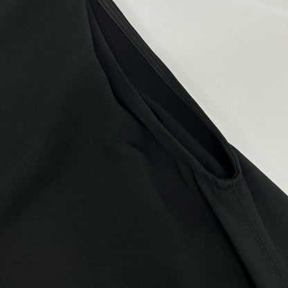 UNITED ARROWS & SONS UNITED ARROWS & SONS Black Front Center-Zip Crew-Neck Sleeveless Dress Dresses
