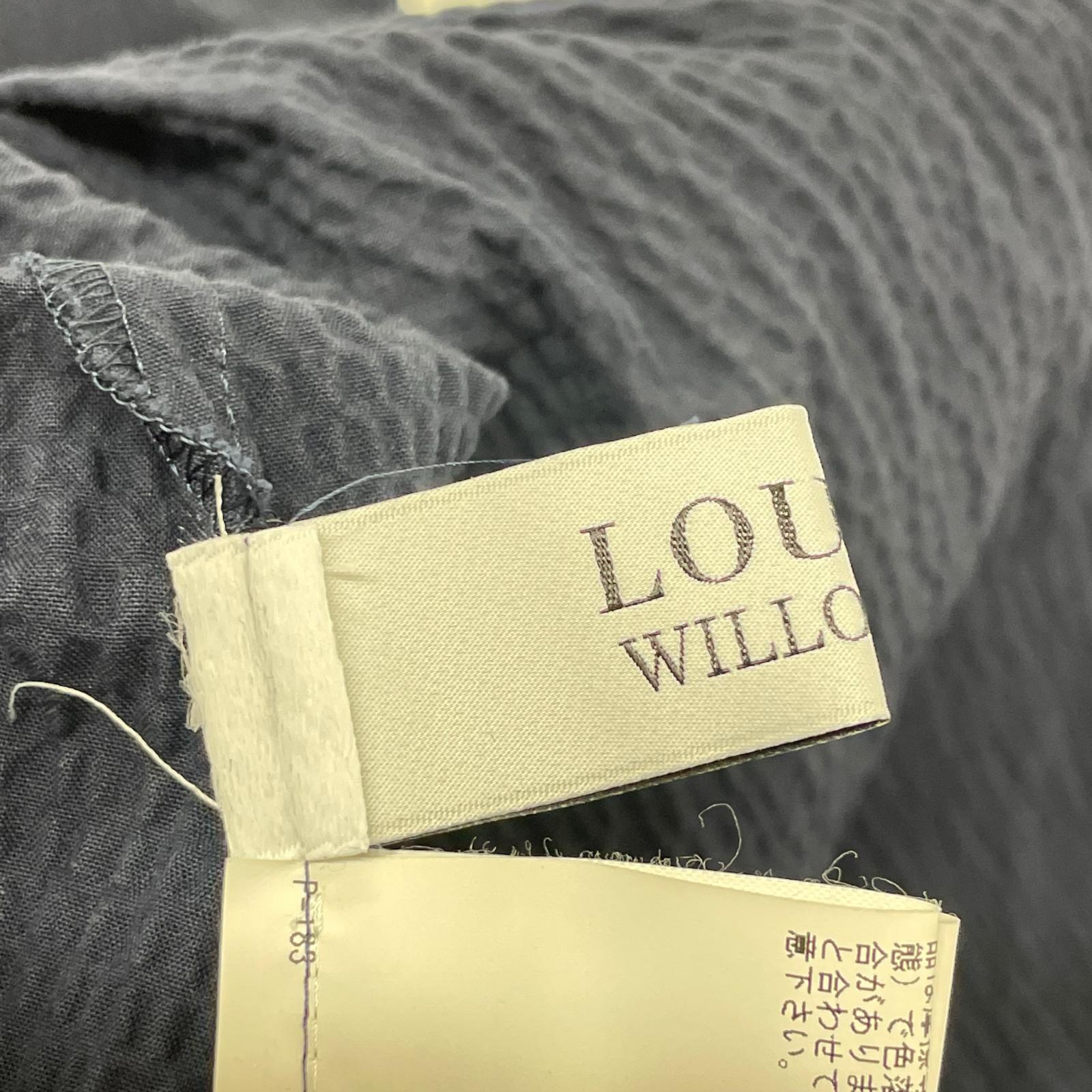 Loulou Willoughby ルルウィルビー 212510-14-190 ネイビー リップルタックワンピース ワンピース