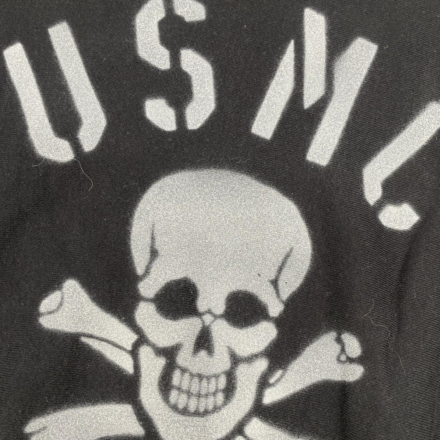 FREEWHEELERS フリーホイーラーズ 2324004 ブラック 半袖スウェット USMC SKULL and BONES トップス