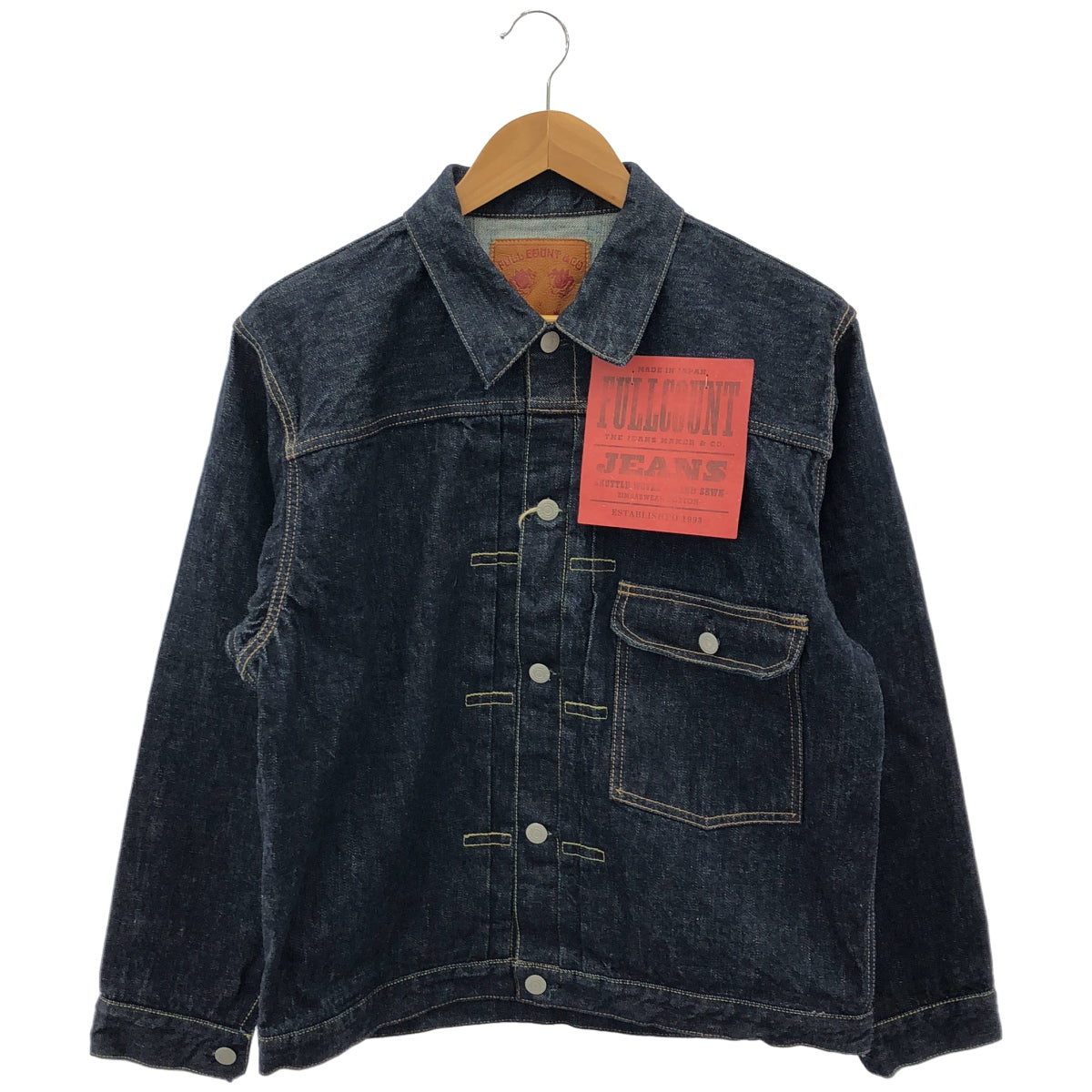 FULLCOUNT フルカウント 2107W Indigo Type 1 Denim Jacket 13.7oz (One Wash) Tops
