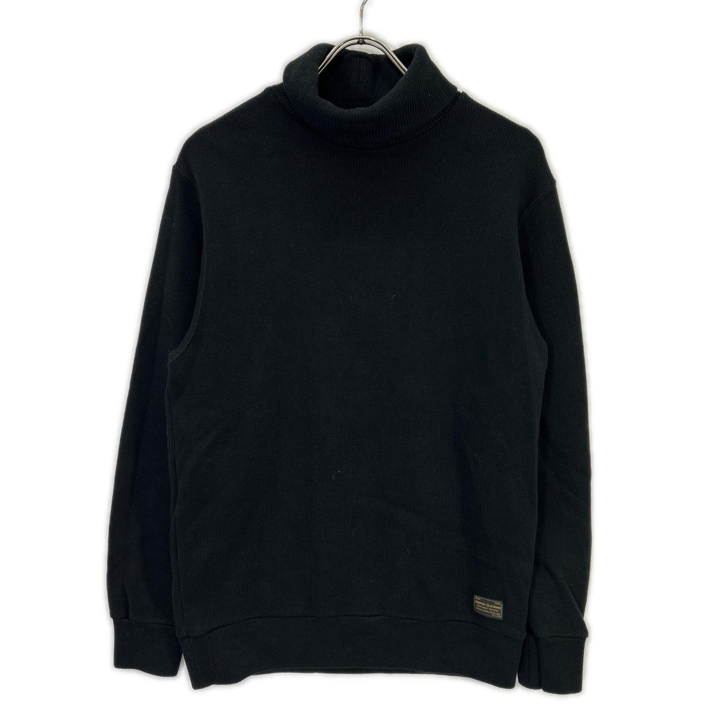 TROPHY CLOTHING トロフィークロージング ブラック Naval High Neck L/S Tee トップス
