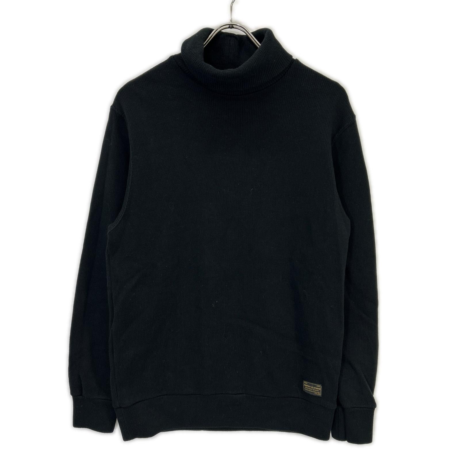 TROPHY CLOTHING トロフィークロージング ブラック Naval High Neck L/S Tee トップス