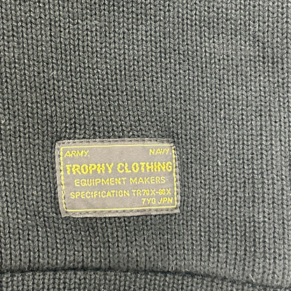 TROPHY CLOTHING トロフィークロージング ブラック Naval High Neck L/S Tee トップス