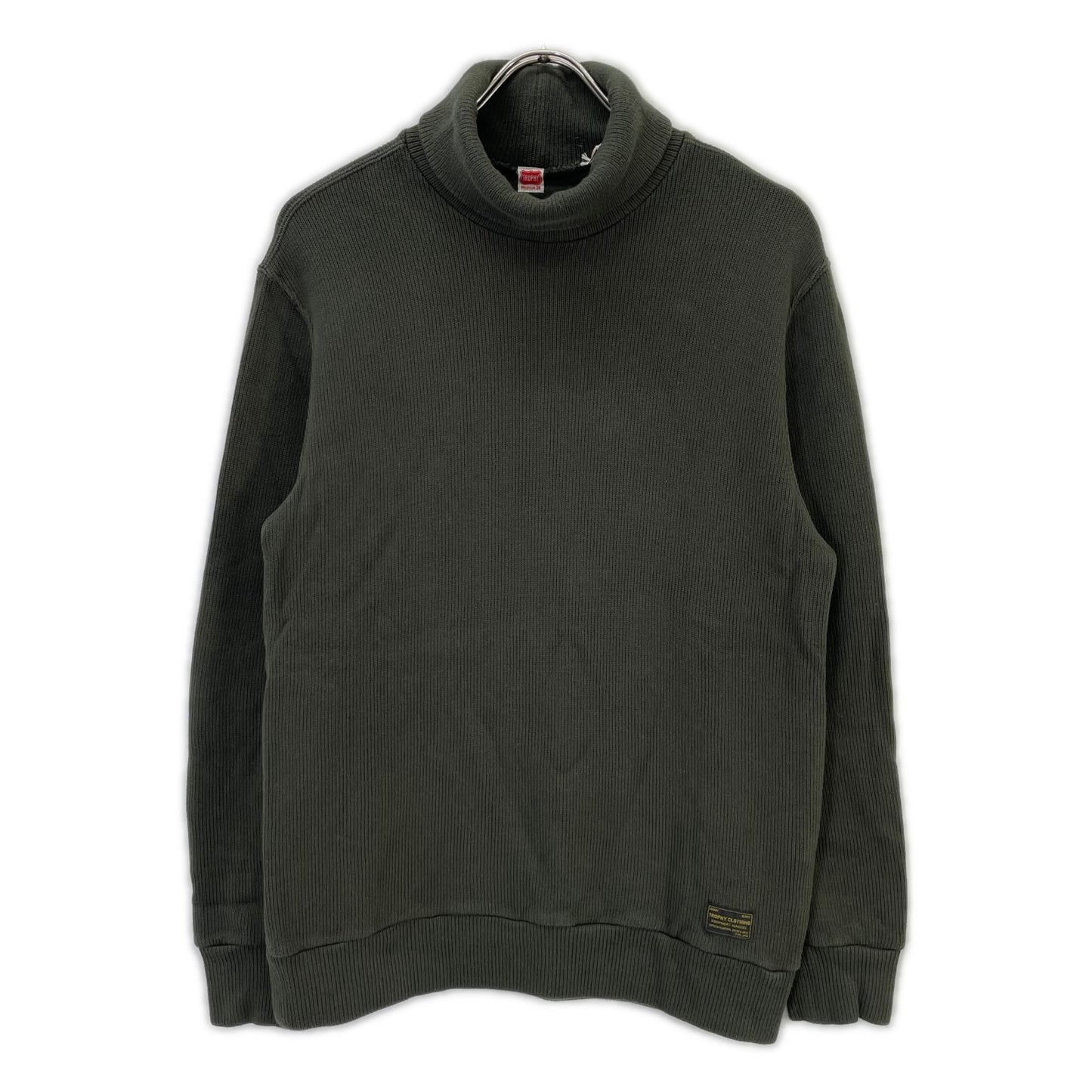 TROPHY CLOTHING トロフィークロージング カーキ Naval High Neck L/S Tee トップス