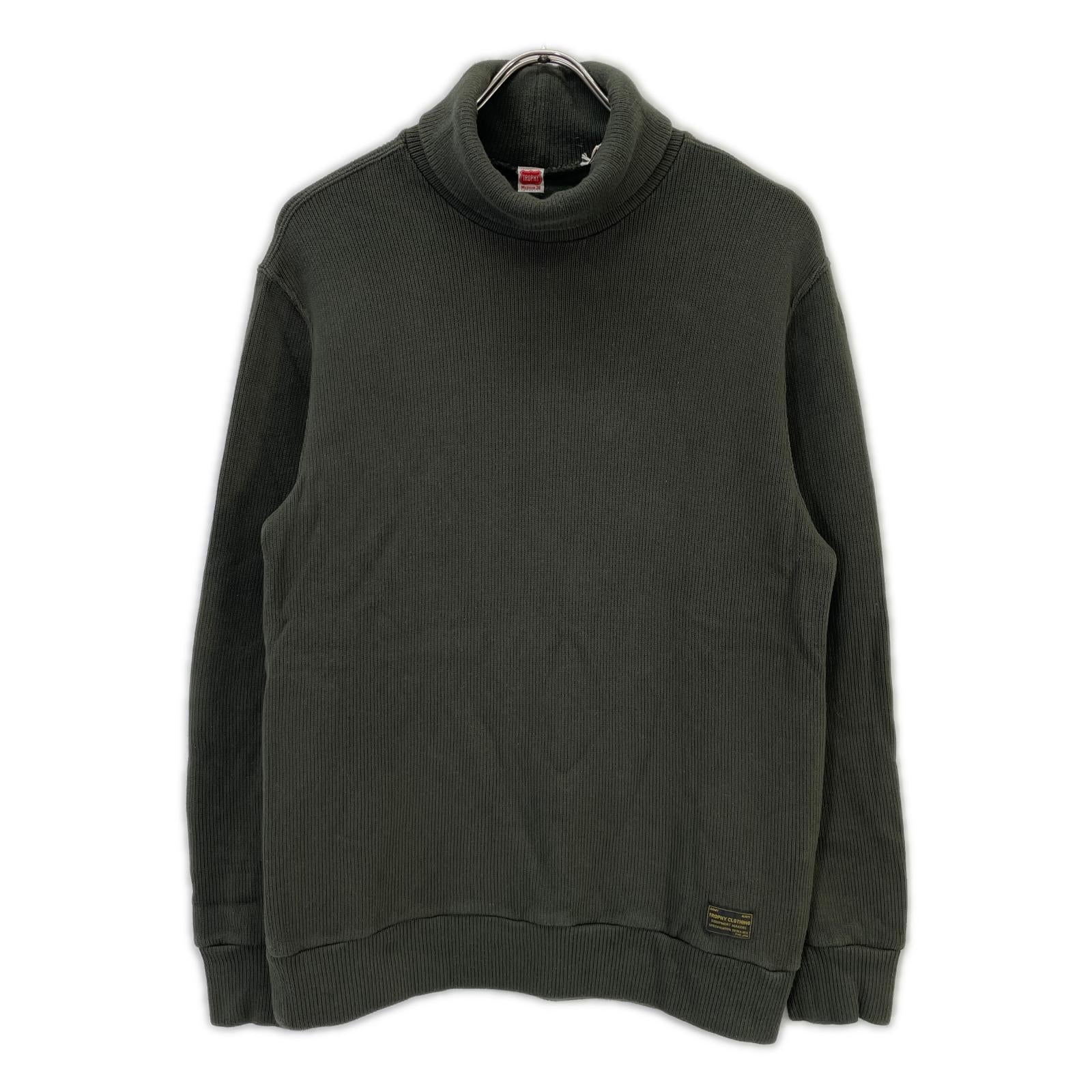 TROPHY CLOTHING トロフィークロージング カーキ Naval High Neck L/S Tee トップス