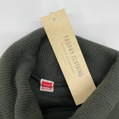 TROPHY CLOTHING トロフィークロージング カーキ Naval High Neck L/S Tee トップス