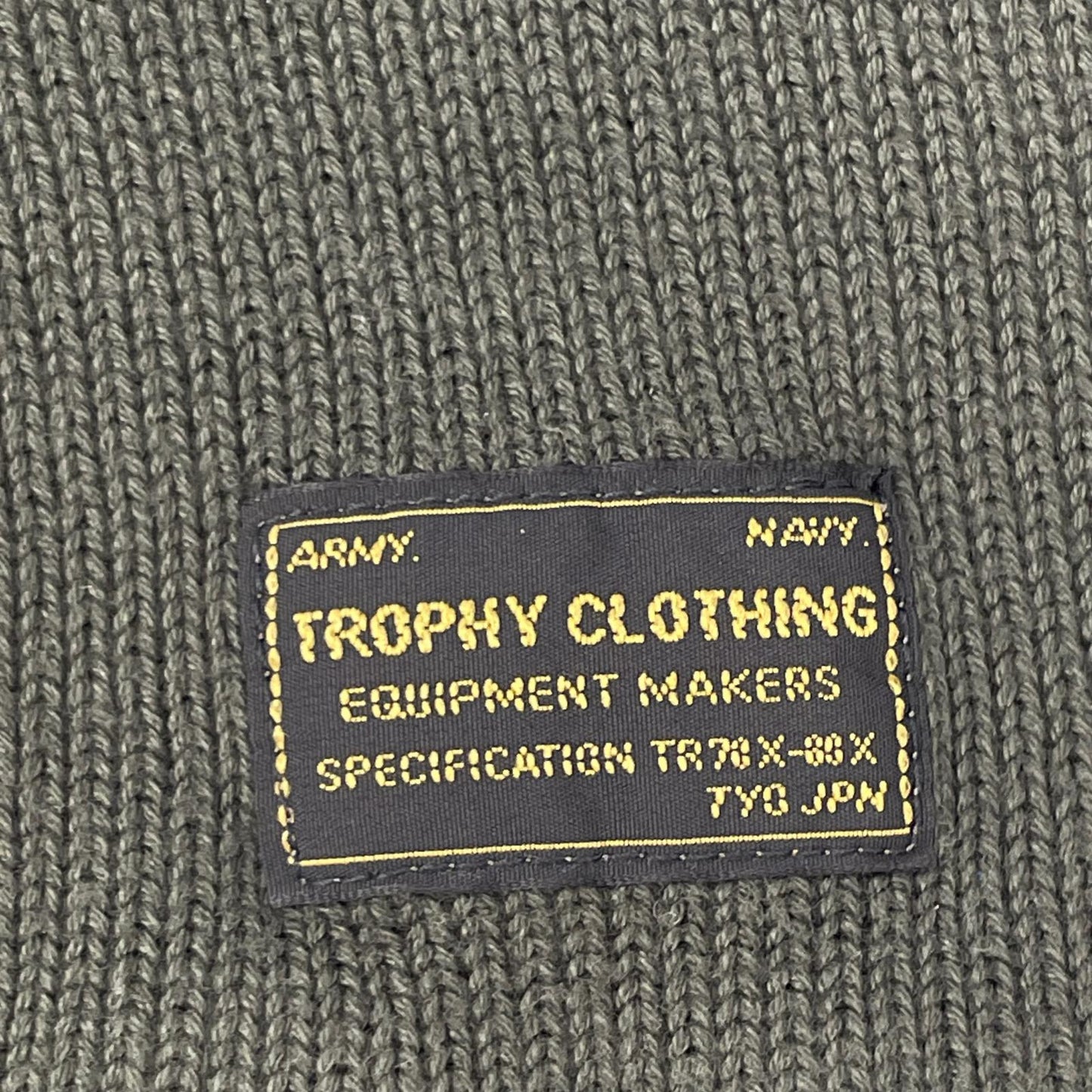 TROPHY CLOTHING トロフィークロージング カーキ Naval High Neck L/S Tee トップス