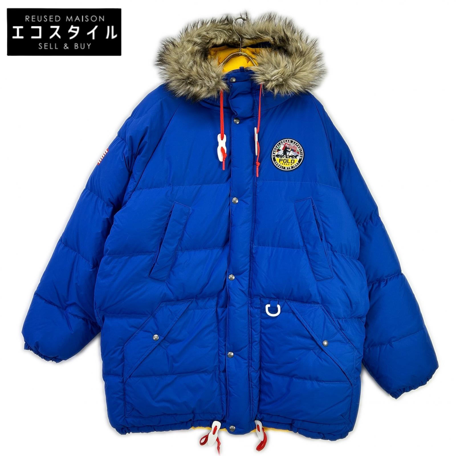 POLObyRalphLauren ポロラルフローレン 【Performance】ブルー リバーシブル アラスカンダウンジャケット ジャケット