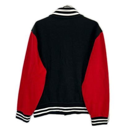 POLObyRalphLauren ポロラルフローレン ブラック×レッド P-wing ワッペンスタジャン ジャケット