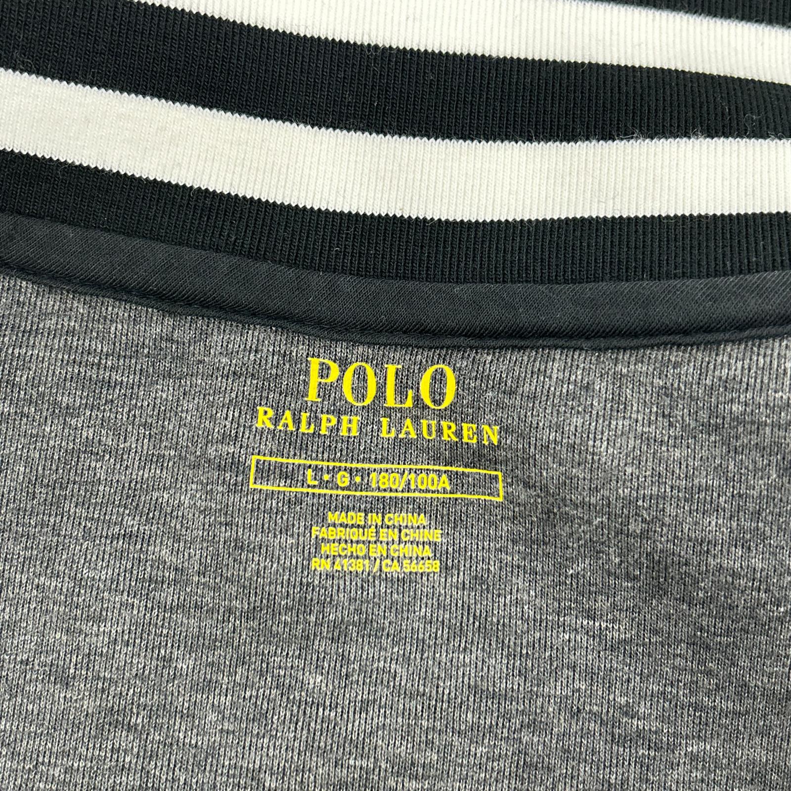 POLObyRalphLauren ポロラルフローレン ブラック×レッド P-wing ワッペンスタジャン ジャケット