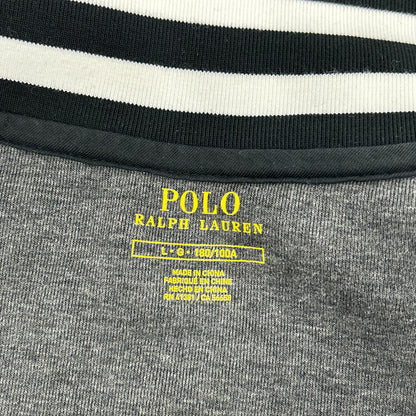 POLObyRalphLauren ポロラルフローレン ブラック×レッド P-wing ワッペンスタジャン ジャケット