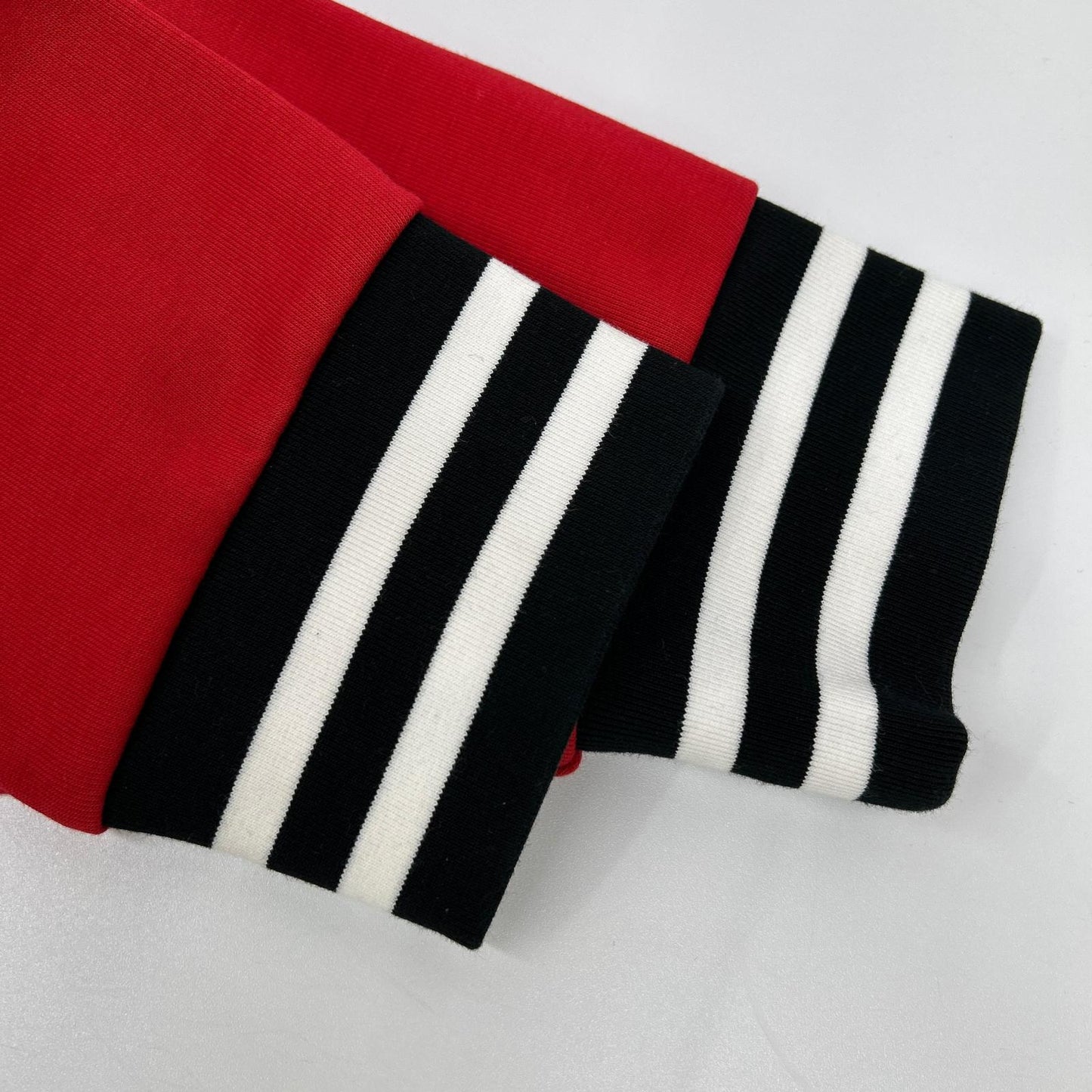 POLObyRalphLauren ポロラルフローレン ブラック×レッド P-wing ワッペンスタジャン ジャケット