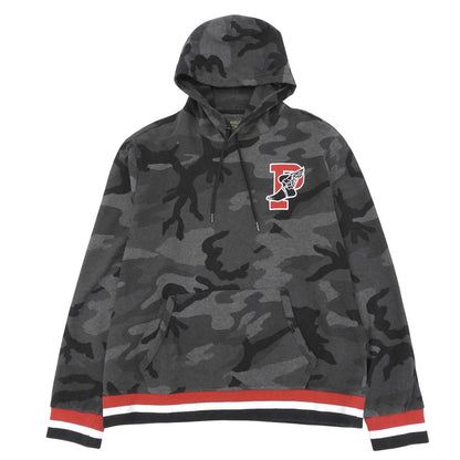 POLObyRalphLauren ポロラルフローレン P-wing ワッペン カモ柄 プルオーバーパーカー トップス メンズ グレー ブラック L トップス