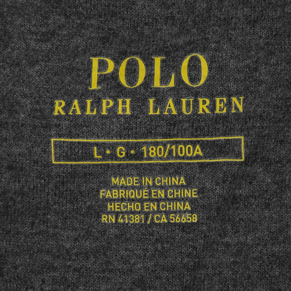 POLObyRalphLauren ポロラルフローレン P-wing ワッペン カモ柄 プルオーバーパーカー トップス メンズ グレー ブラック L トップス