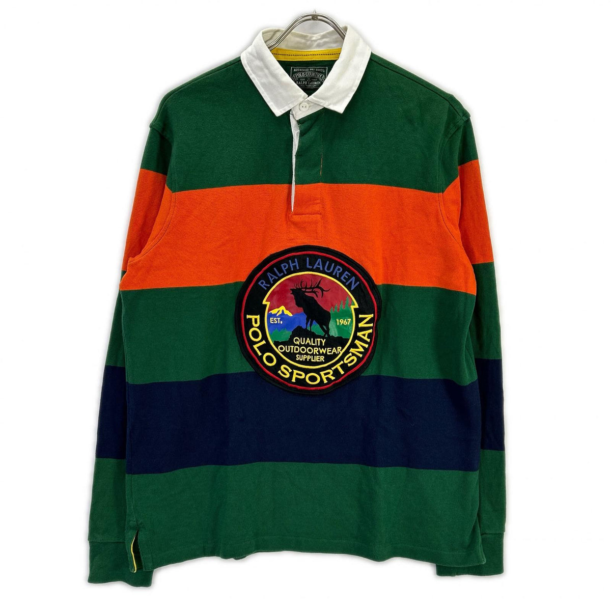 POLO COUNTRY ポロカントリー マルチカラー POLO SPORTSMANワッペン ラガーシャツ トップス