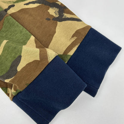 POLO COUNTRY POLO COUNTRY Orange×Camo Patch Zip-Up Hoodie Tops