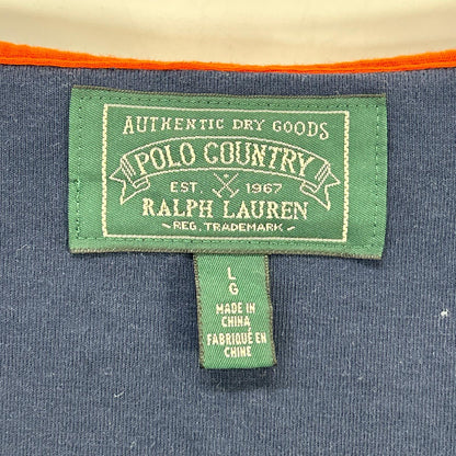 POLO COUNTRY POLO COUNTRY Orange×Camo Patch Zip-Up Hoodie Tops