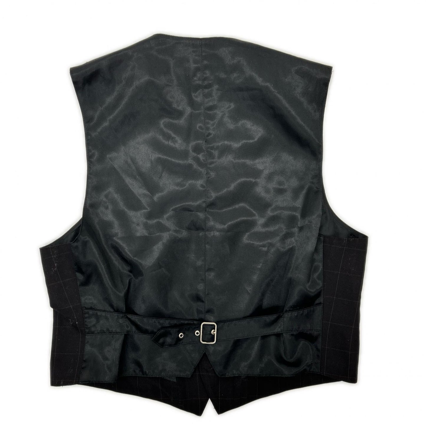JeanPaulGAULTIER ゴルチエ ブラック ウィンドペーンチェック ジレ/ベスト ベスト