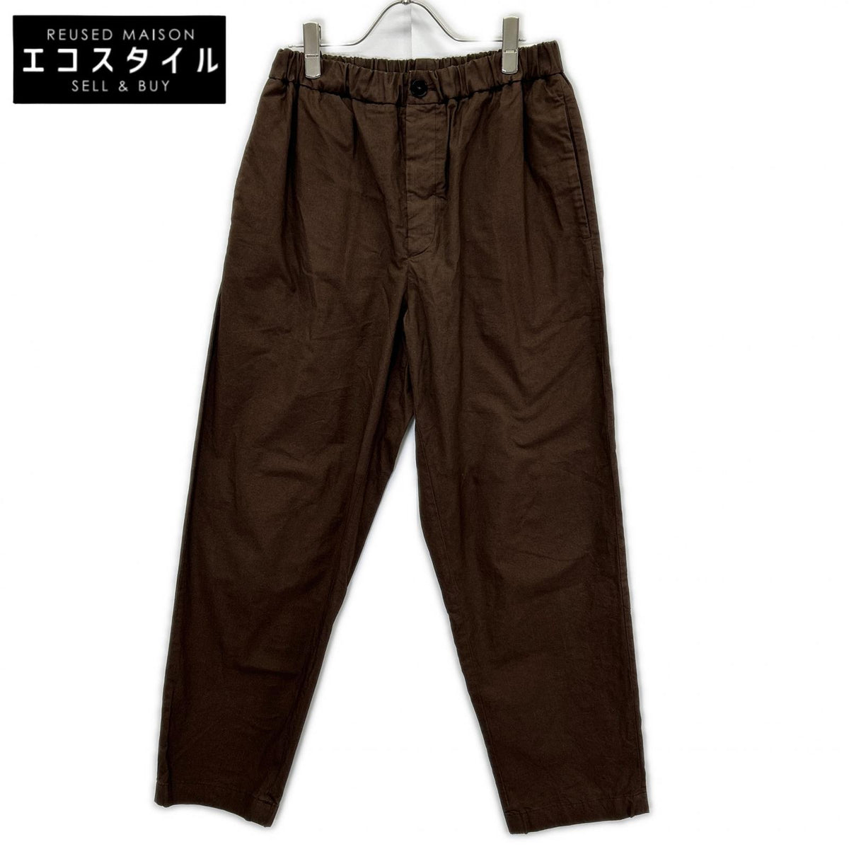 JIL SANDER+ ジルサンダープラス 21年 JPUU311105 MU243100A ブラウン コットン イージーパンツ ボトムス