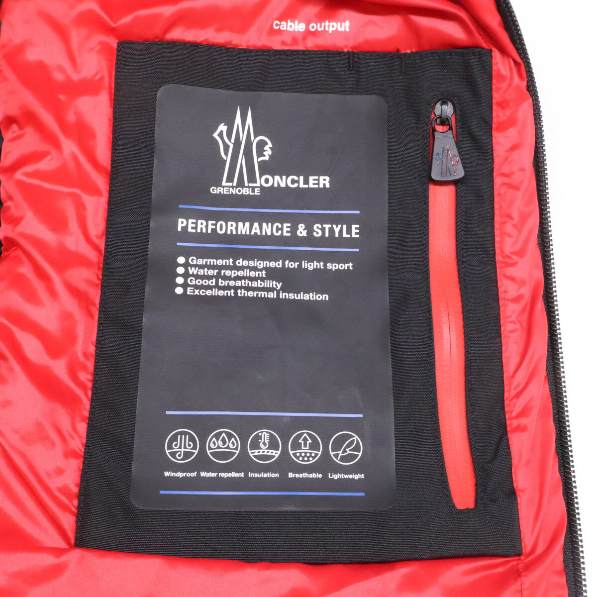 MONCLER Moncler GRENOBLE Grenoble [Excellent condition] CANMORE Canmore technical nylon down jacket jacket