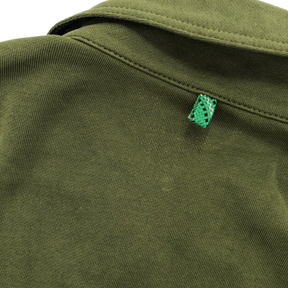 MONCLER モンクレール 【GRENOBLE】22年製 CAMICIA カーキ コットン ロゴワッペン ボタンシャツジャケット トップス