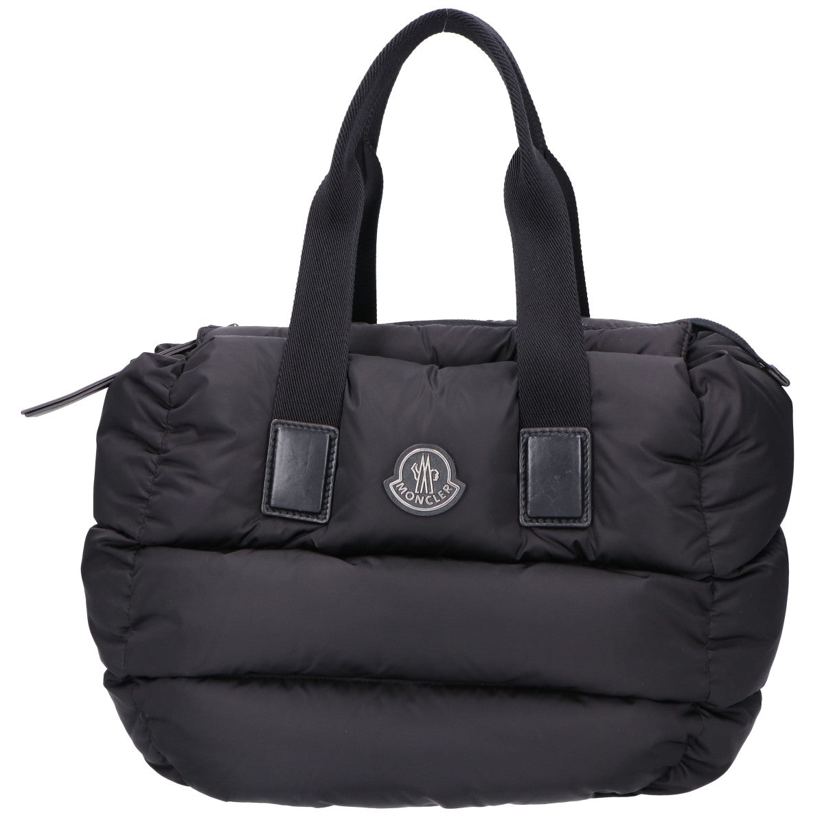 MONCLER モンクレール CARADOC/カラドック キルティングナイロン メタルロゴ ダウントートバッグ トートバッグ
