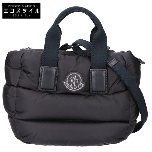 MONCLER モンクレール 美品 23年製 MINI CARADOC/ミニカラドック キルティングナイロン 2WAYダウンショルダーバッグ トートバッグ