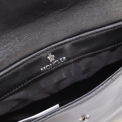 MONCLER モンクレール 【美品】BELT BAG ベルトバッグ ロゴバッグ レザー ミニ ボディバッグ