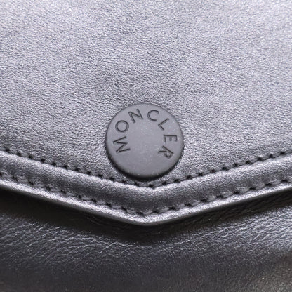 MONCLER モンクレール 【美品】BELT BAG ベルトバッグ ロゴバッグ レザー ミニ ボディバッグ
