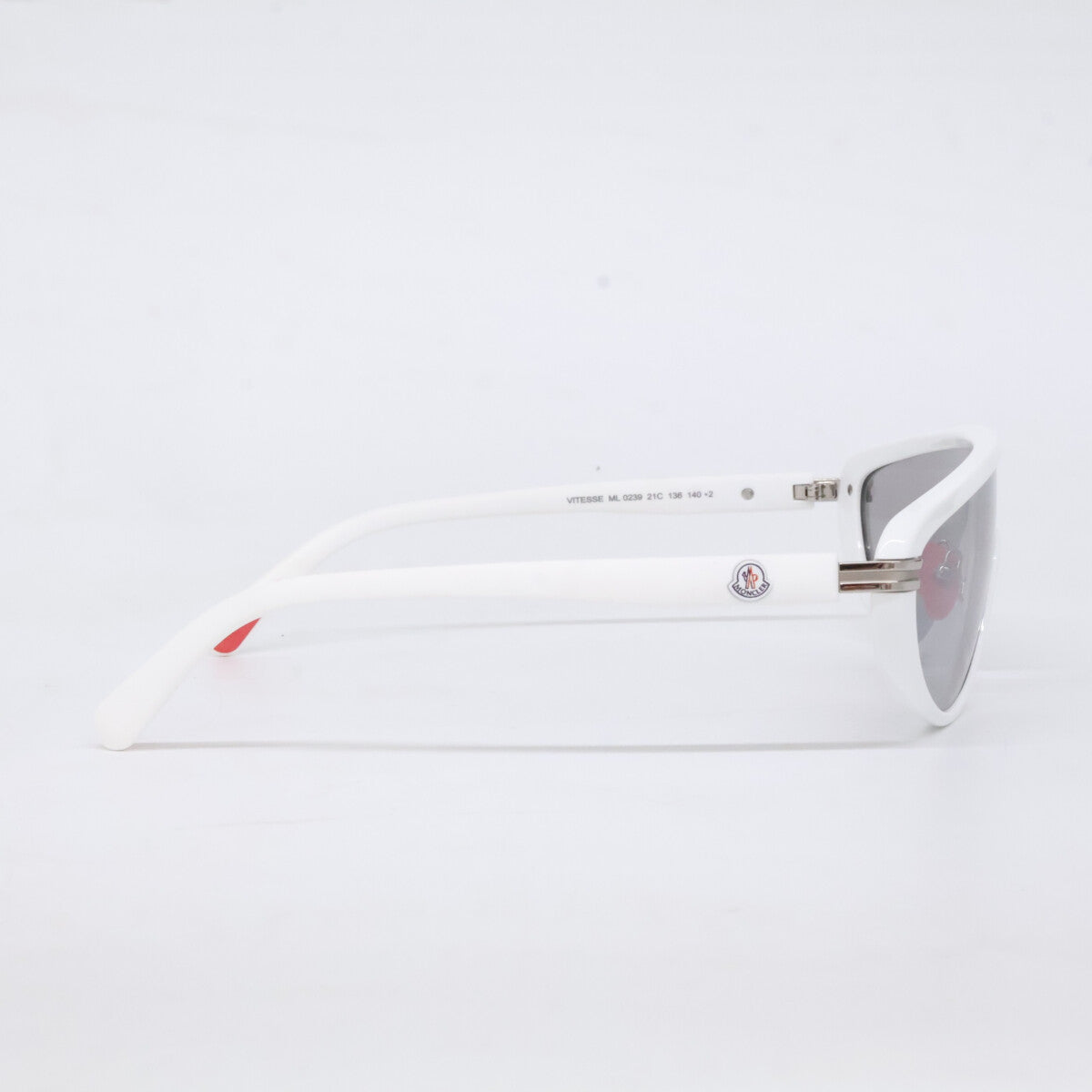 MONCLER モンクレール 【美品】VITESSE ML0239 21C 136 140 シールドシェイプ サイドロゴ サングラス