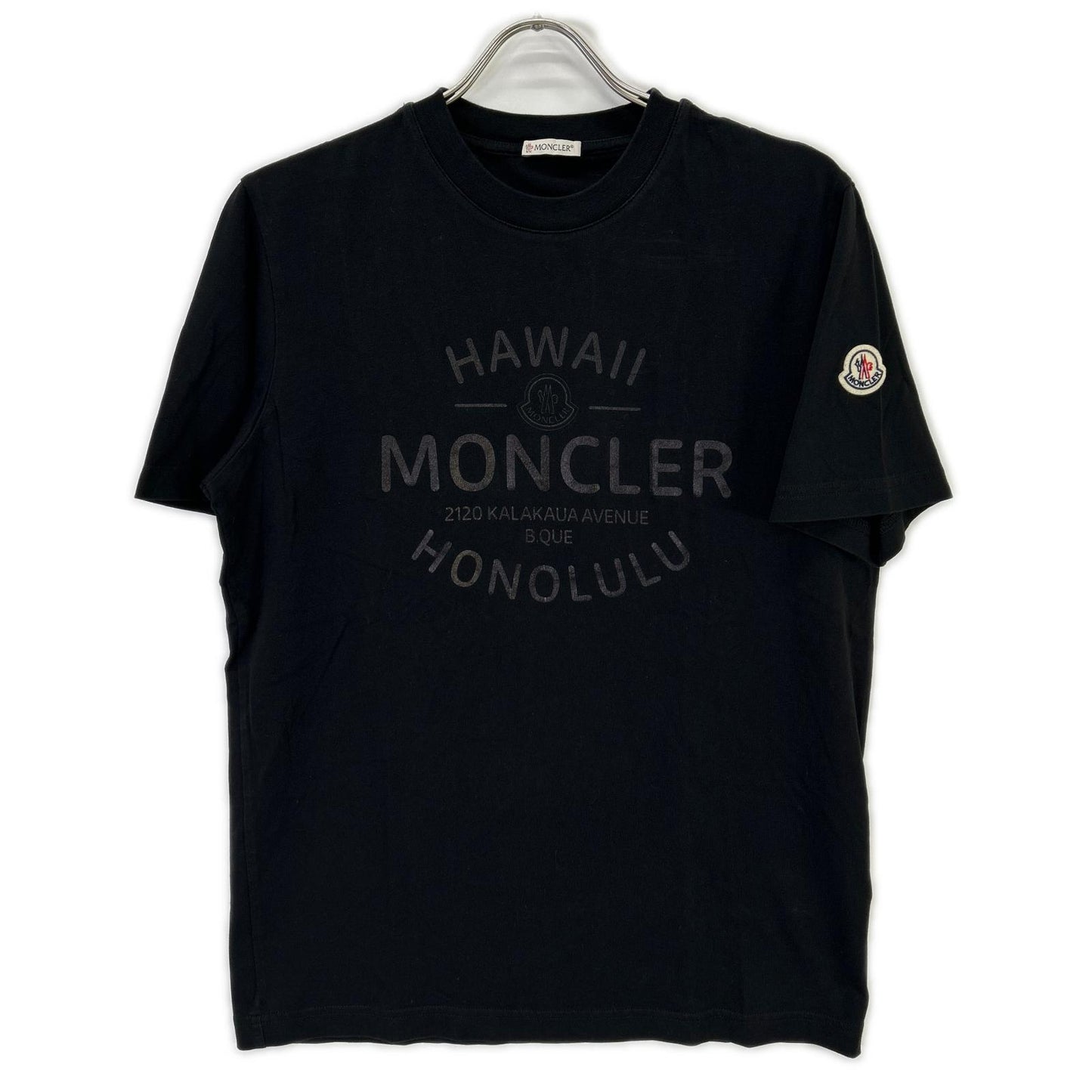 MONCLER モンクレール 【美品/23年製】J10918C00040 SS T-SHIRT HAWAII ロゴプリント 半袖Tシャツ トップス
